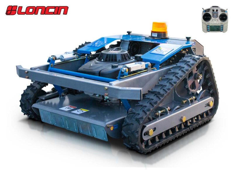 Remote-controled, hybrid, tracked Rotary Mower 55cm. RSC55-Hybrid