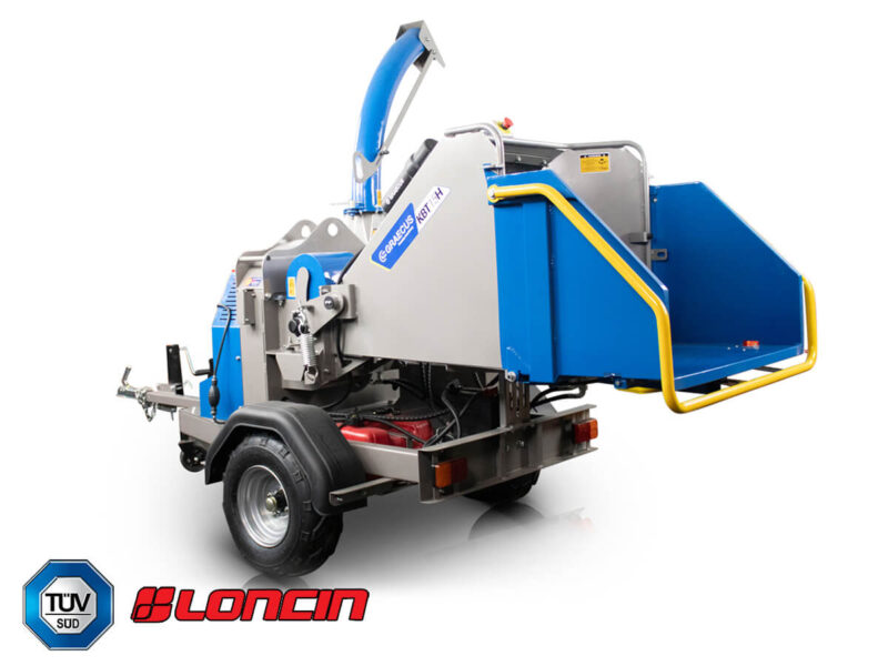 Motorized wood chipper | Loncin 15hp KBT15H