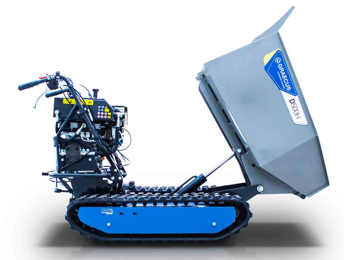Tracked dumper with hydraulic tipping D500H - Image 2