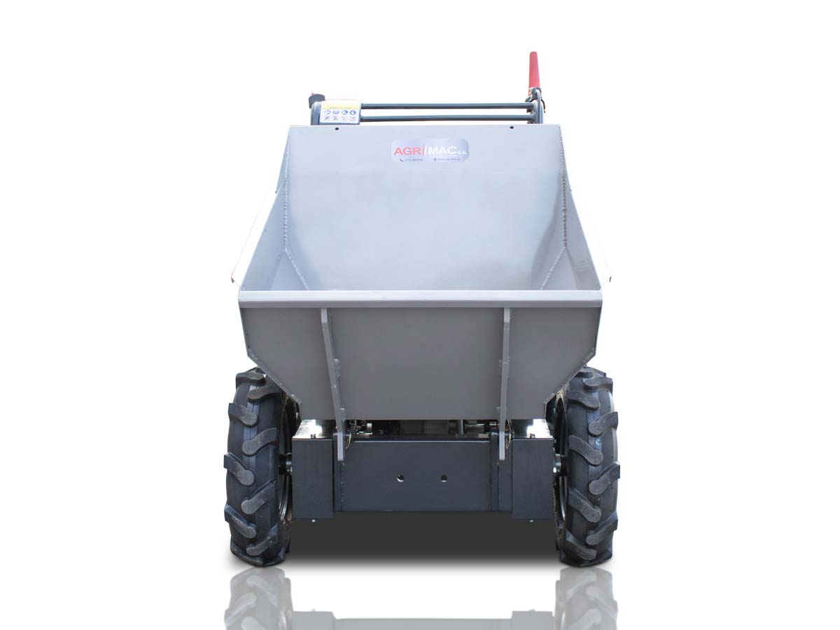 Motorized wheelbarrow with mechanical tipping D300R - Image 12