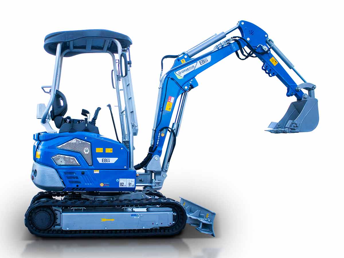 Мини верижен багер 2.4T, KUBOTA Дизел EB24-PRO - Image 5