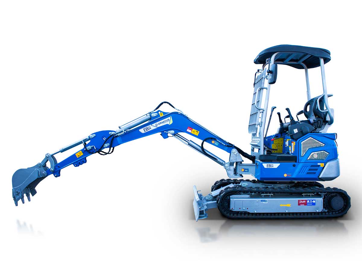 Мини верижен багер 2.4T, KUBOTA Дизел EB24-PRO - Image 4