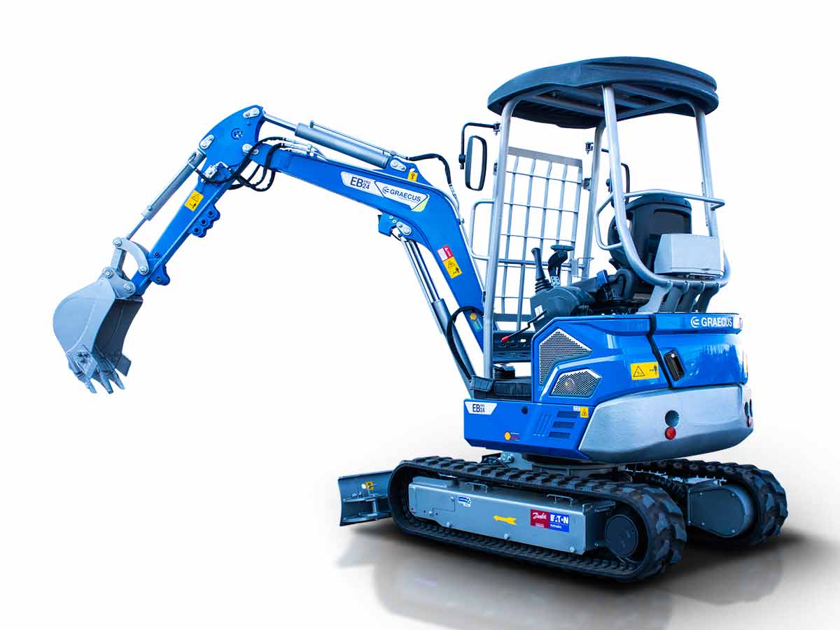 Мини верижен багер 2.4T, KUBOTA Дизел EB24-PRO - Image 25