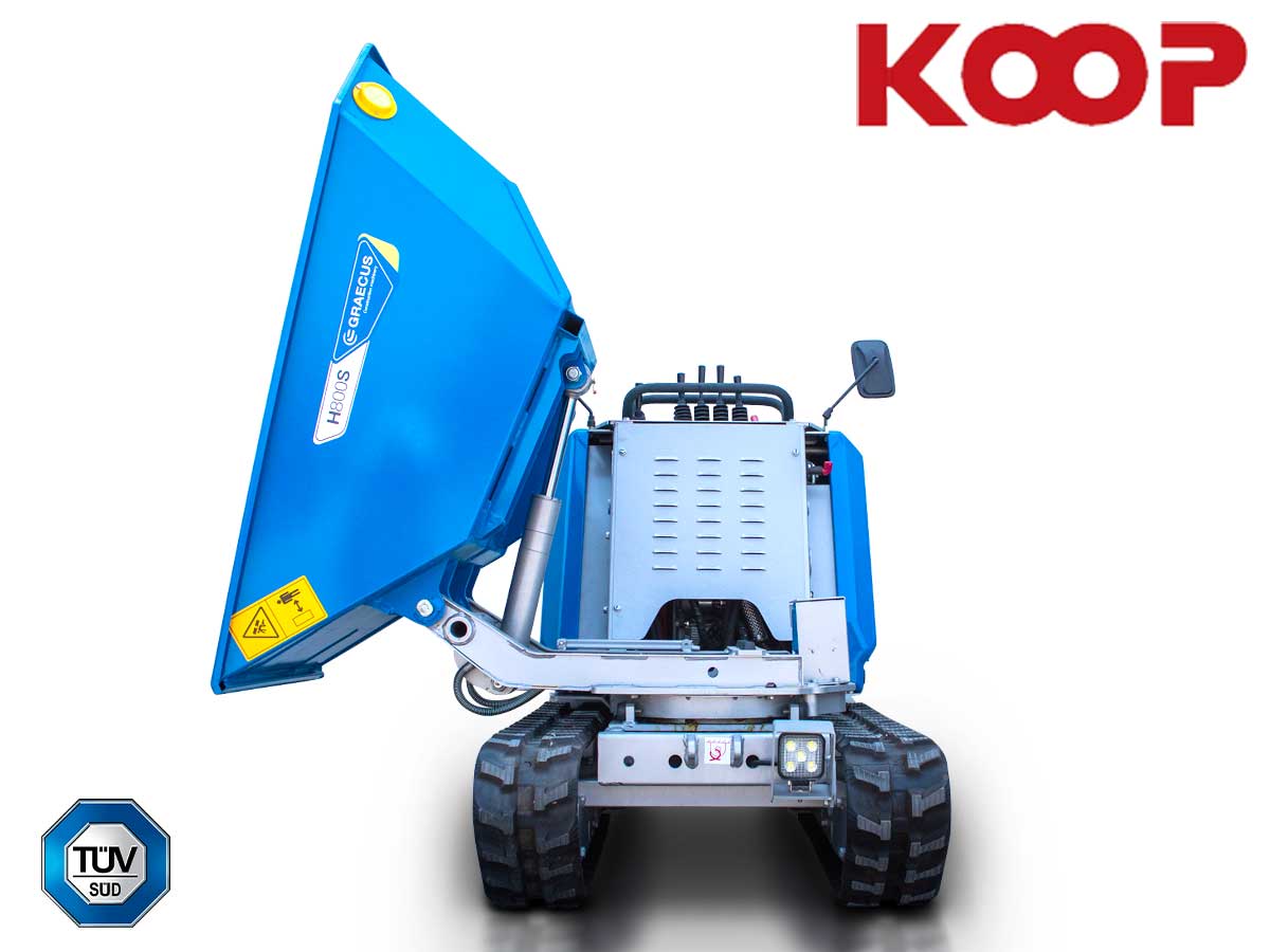 HYDROSTATIC DUMPER with hydraulic side tipping H800S - Image 2