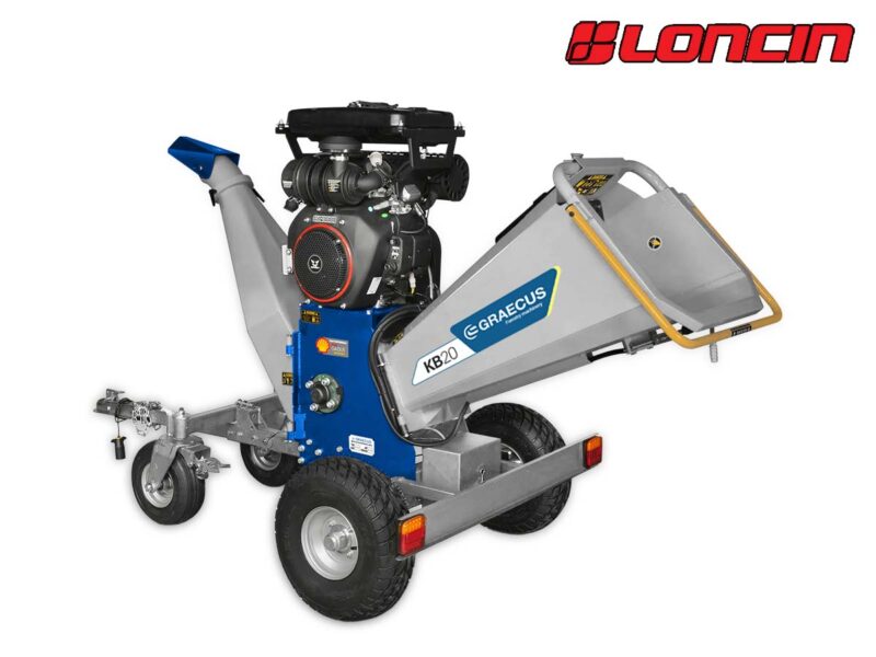 Дробилка за дървесина с двигател Loncin 25 к.с. | KB20