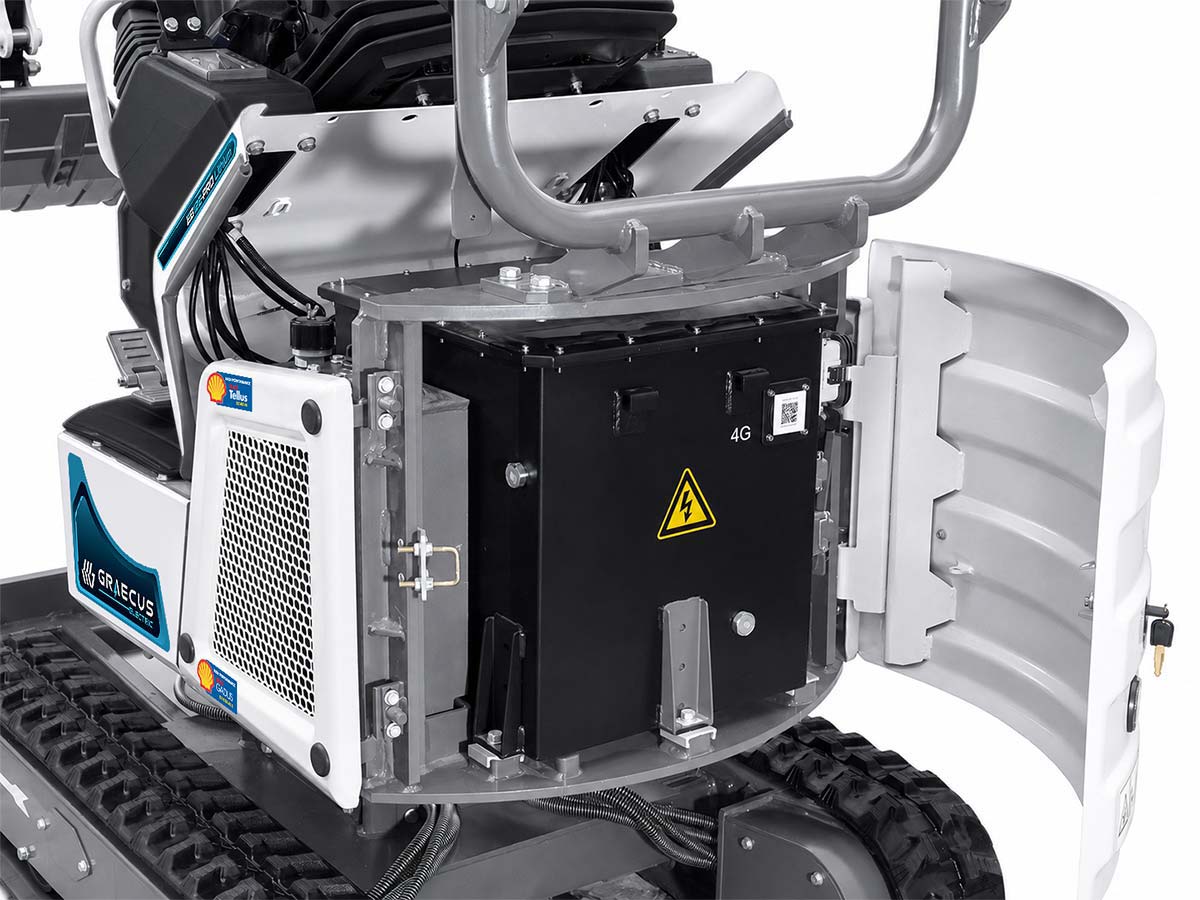 Малък електрически багер с литиева батерия | EB12E-PRO Lithium - Image 7