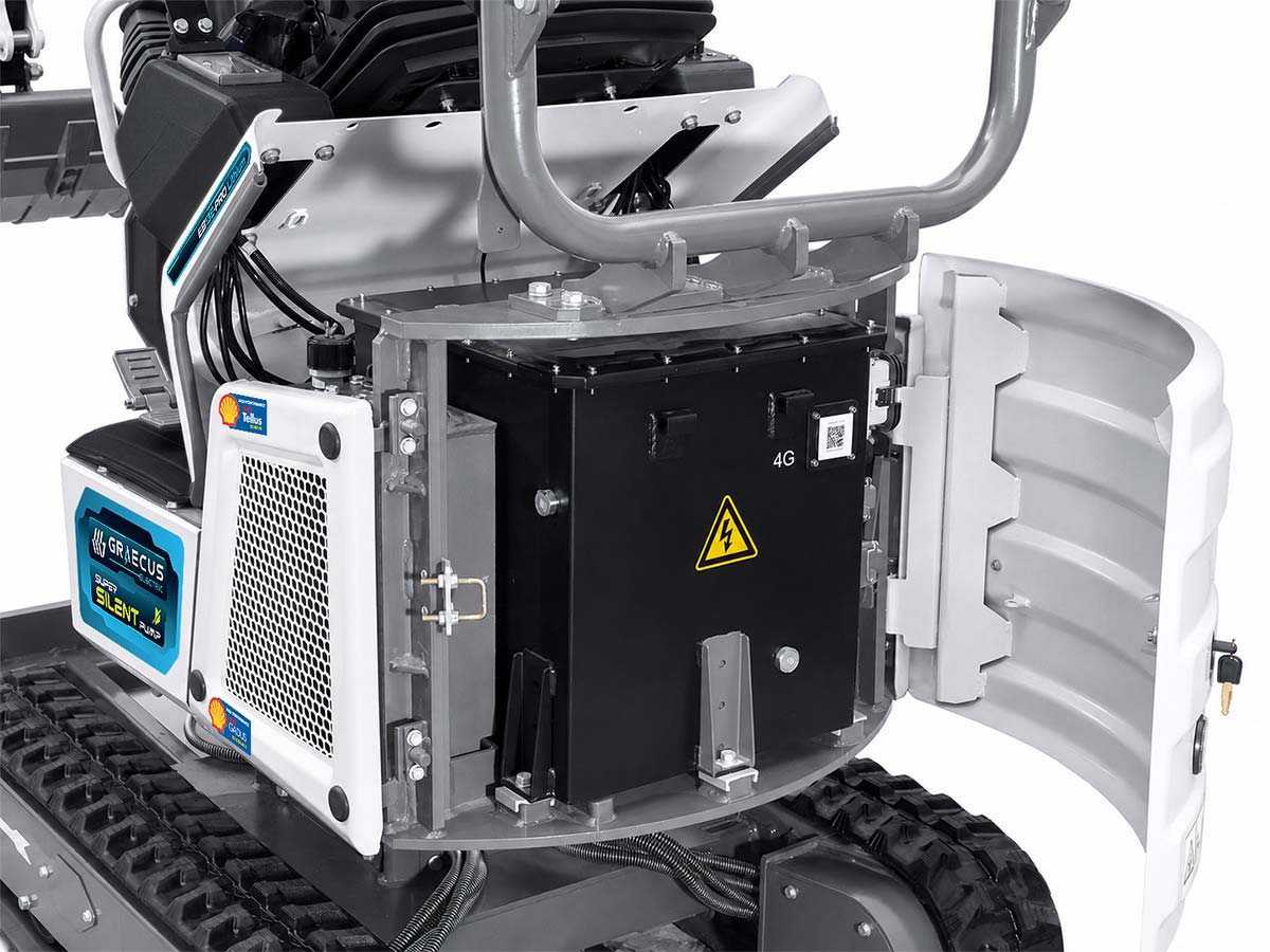 Малък електрически багер с литиева батерия | EB13E-PRO-Lithium - Image 7
