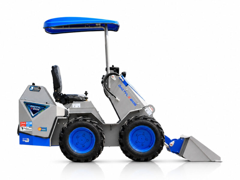 Mini Wheeled Loader with Operator Seat and Skid Steer Design for Maximum Maneuverability in Confined Spaces | DACTYL-Ε810S - Image 17