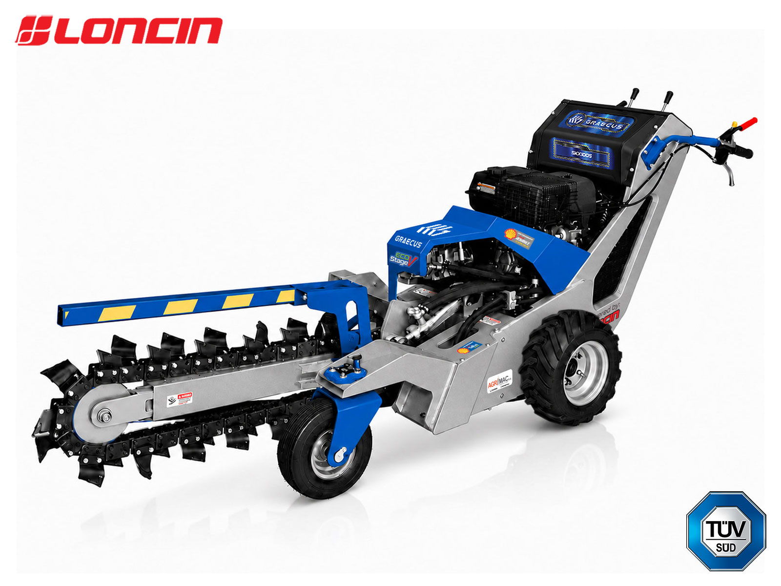 Self-Propelled Petrol-Powered Trencher | SKX100S