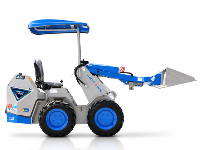 Mini Wheeled Loader with Operator Seat and Skid Steer Design for Maximum Maneuverability in Confined Spaces | DACTYL-Ε810S - Image 15