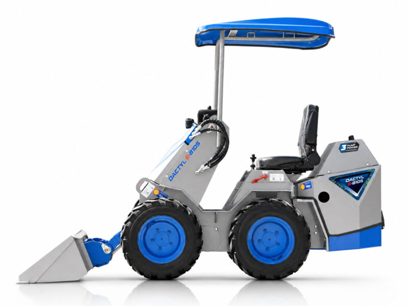 Mini Wheeled Loader with Operator Seat and Skid Steer Design for Maximum Maneuverability in Confined Spaces | DACTYL-Ε810S - Image 9